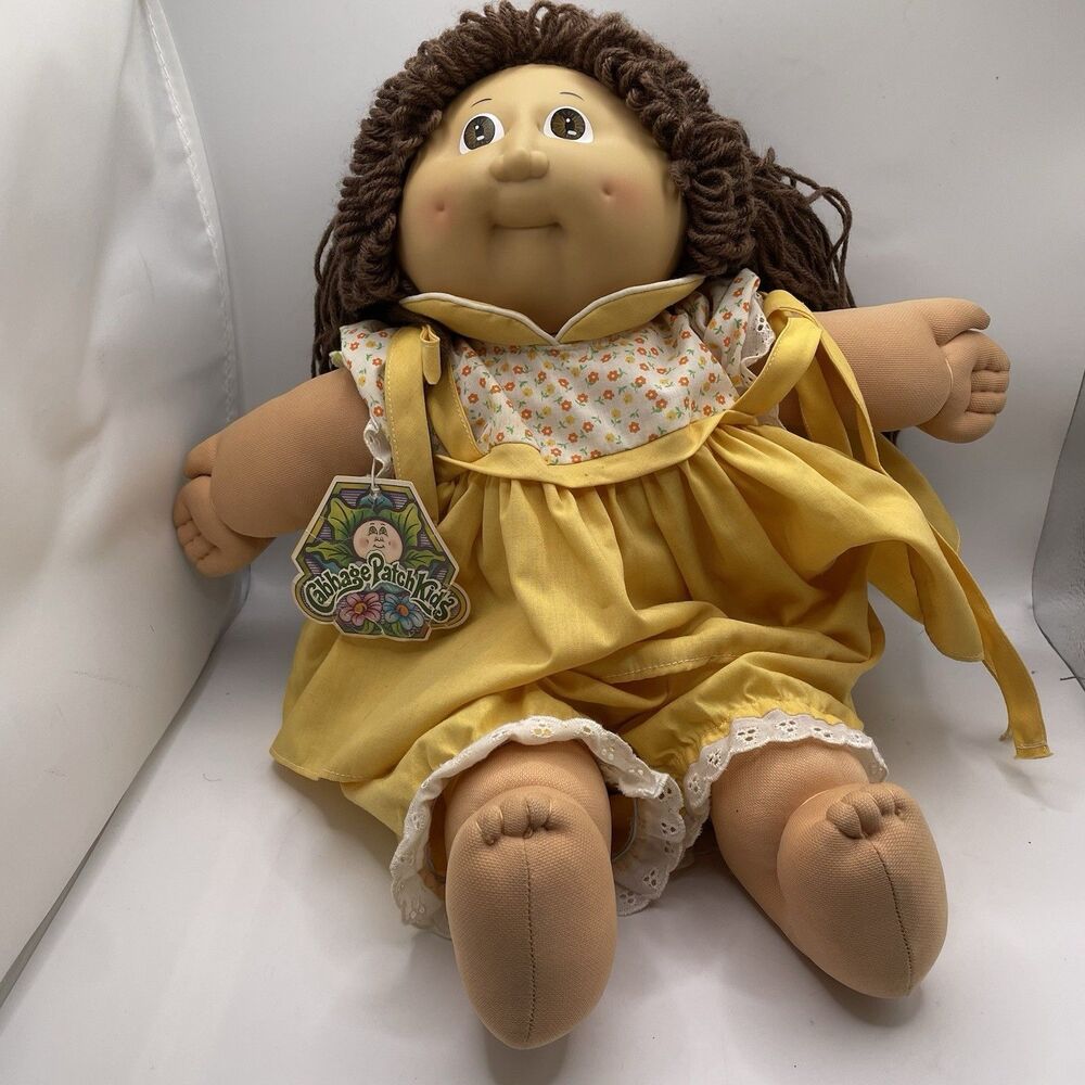 VINTAGE 1980's Cabbage Patch Kids Doll 1985 Still Has Tags VTG AUTHENTIC Play